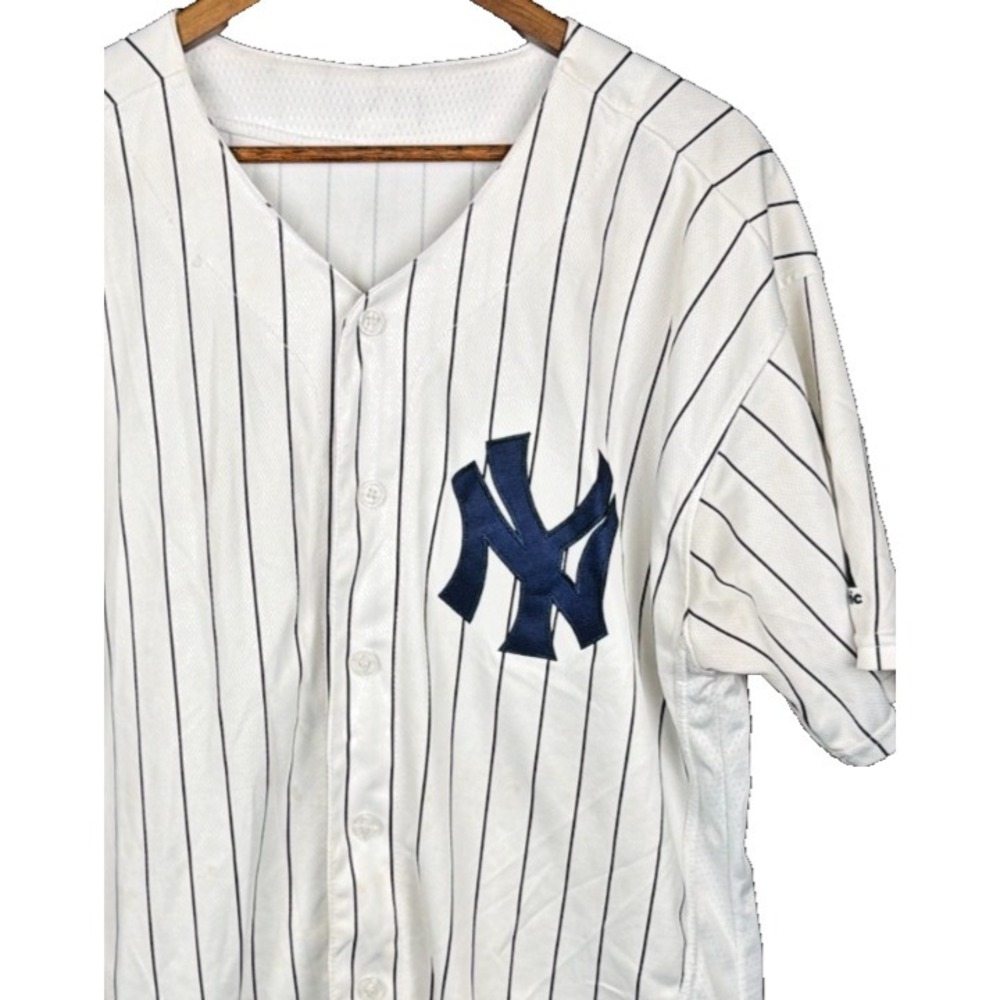 Majestic New‎ York Yankees Jersey Gardy Flex Stitched Authentic Pinstripe 44 XL